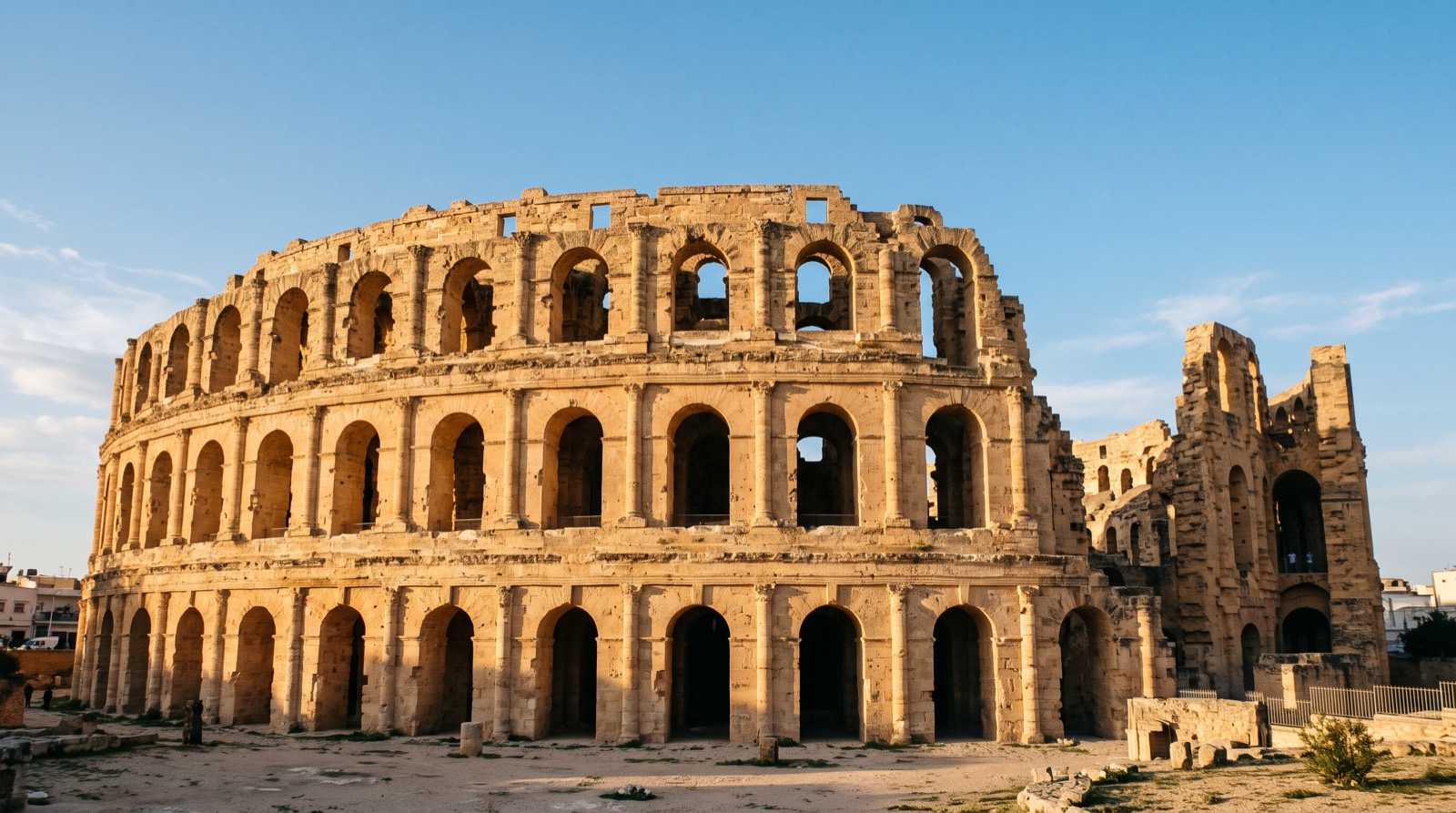 the Roman amphitheatre of El Djem